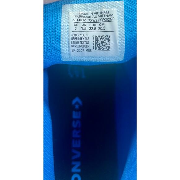 Converse Chuck Taylor All Star high-top "graffiti notebook" Youth Size 2 - Picture 6 of 7